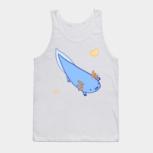 Blue axolotl Tank Top